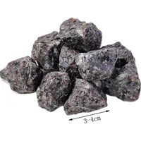 1PC Rough Yooperlite UV Fluorescent Emberlite Glowing Fire Rocks Chunks Stone Flamestone Decor 5