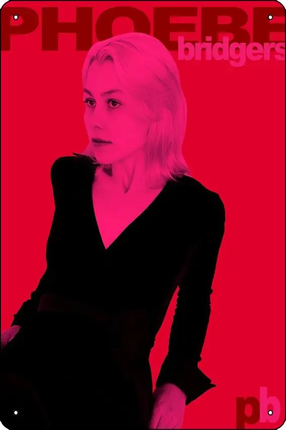 phoebe bridgers is very cool Poster Funny Metal Tin Sign for Home Kitchen Bar Room Garage Decor