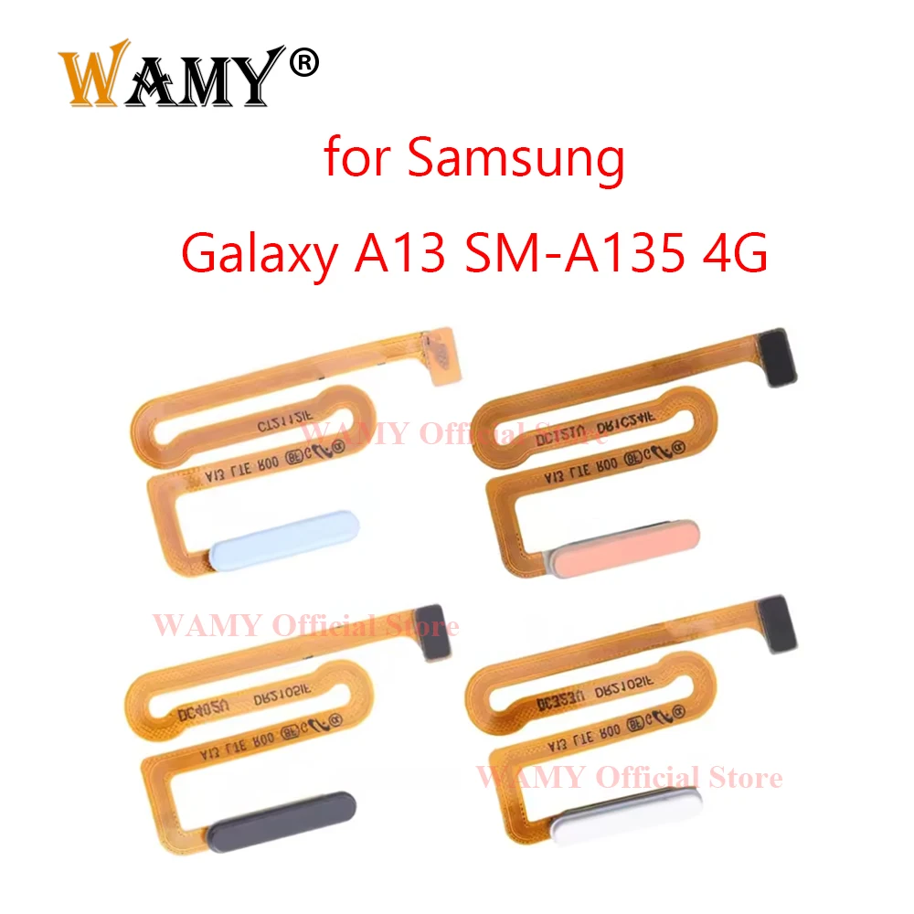 

WAMY New Power Button Fingerprint Sensor Flex Cable for Samsung Galaxy A13 SM-A135 4G
