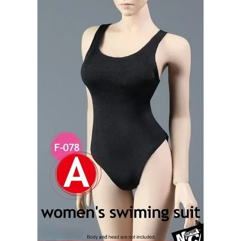 Sexy 1/6 One Piece Bikini Swimsuit Bodysuit Multicolor Lingerie Clothes for 12" Female Soldier Action Figure Doll Model Toys