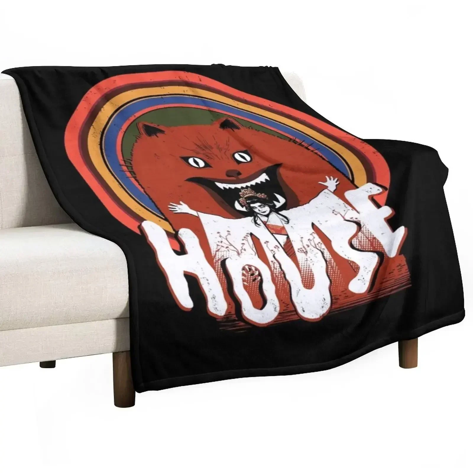 

Hausu Throw Blanket No Pilling Soft Warm Blanket for Bed