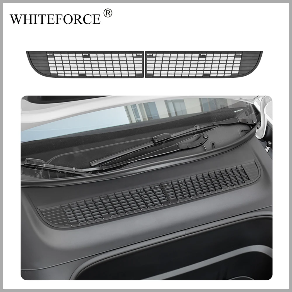 For Tesla Model Y Juniper Front Trunk Air-conditioning Cover Intake Grille Clean Air Inlet Protective Anti-insect Net Accessory