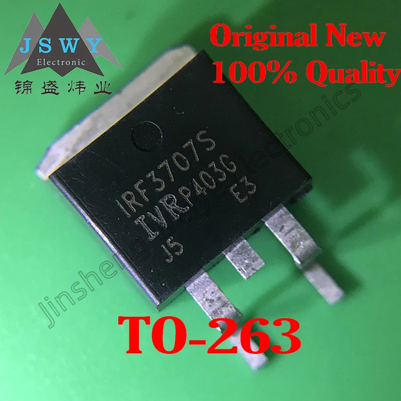 

(10/50PCS) IRF3707SPBF TO-263 IRF3707S N-channel MOSFET chip, 30V voltage, 59A current, 100% brand new, original, in stock, fast