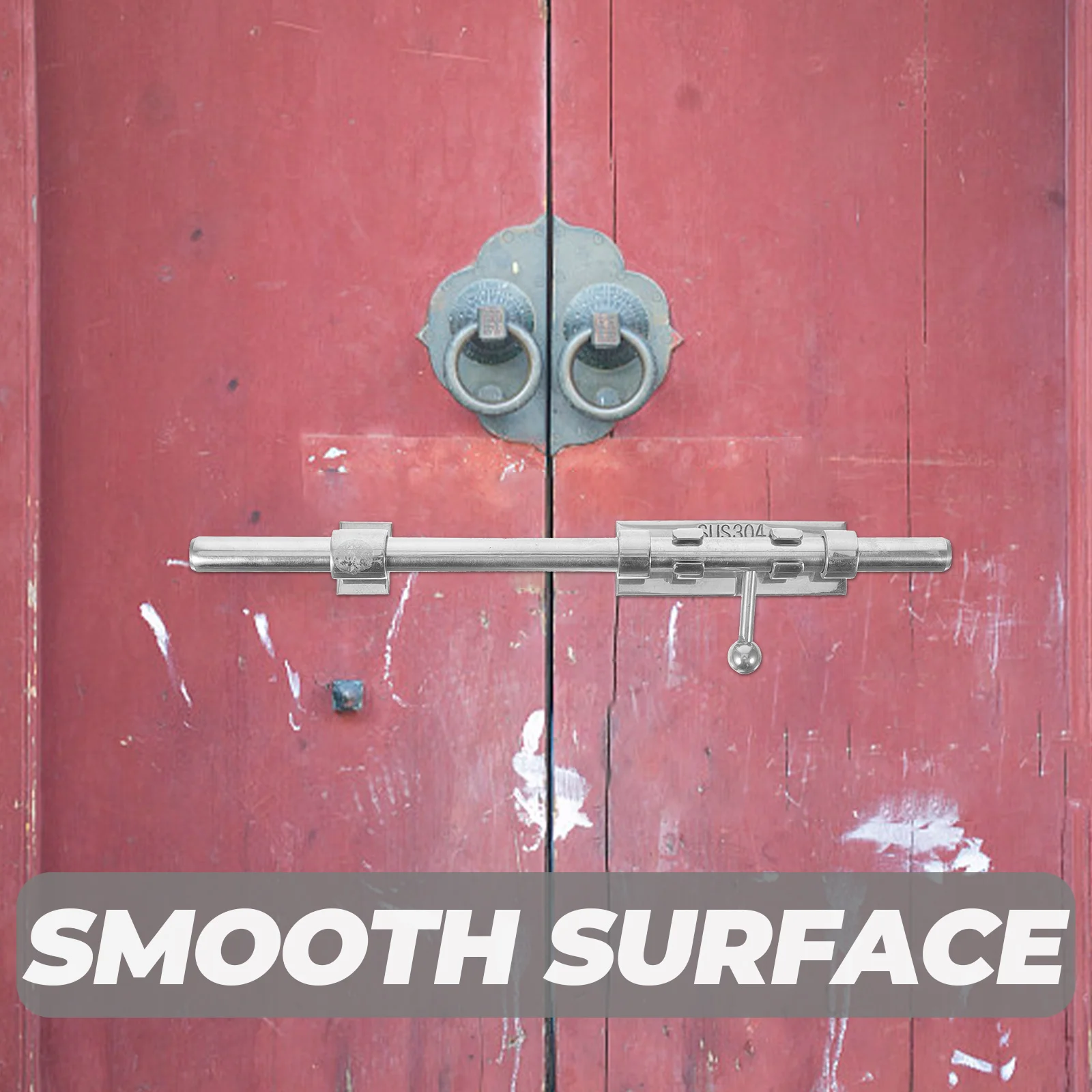 

Stainless Steel Door Bolt Durable Flush Bolt Latch for Wooden Doors French Doors Sliding Door Security Bar Gate Latches