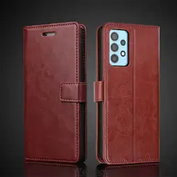 Card Holder Cover Case for Samsung Galaxy A52 A52s 5G Pu Leather Flip Cover Retro Wallet Phone Case Business Fundas Coque