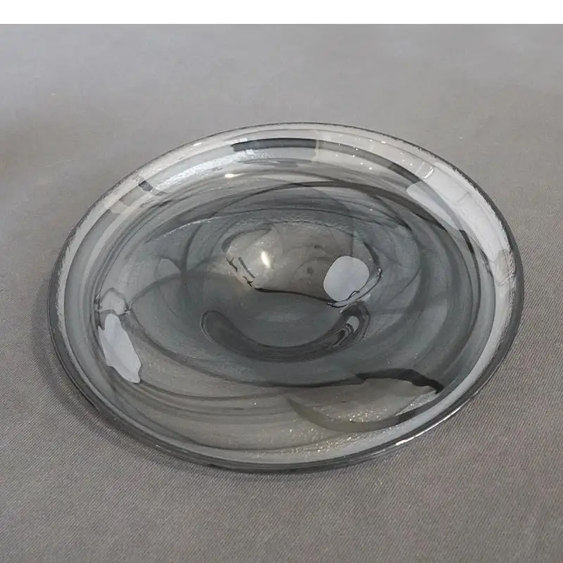 

Glass Irregular Salad Plate Restaurant Dessert Snack Pasta Plates Molecular Cuisine Tableware