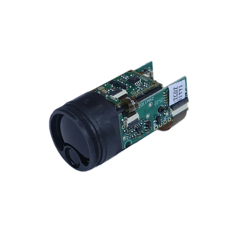 TC22 Long Distance Length Sensor UART 18mm Round Laser Distance Module 905nm 500m Laser Rangefinder Module for