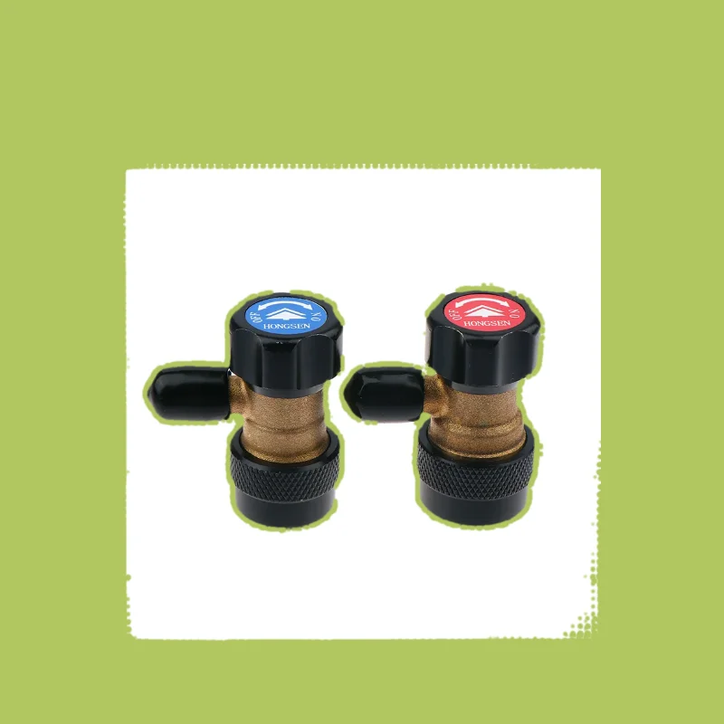 

Hosen Charging Valve with Safety Release,Universal for R410A/R134a Refrigerant,Low-Pressure Stop Valve Car AC System,Accessories