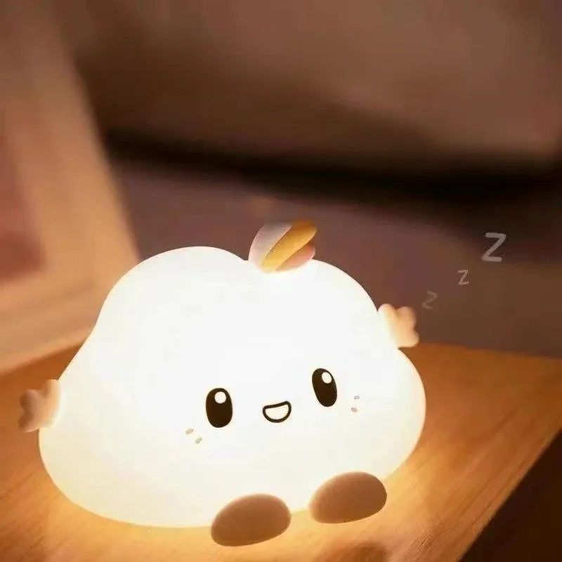 Holidays Decorations Home Lamp Bedroom Sleeping Cartoon LED Light Cloud Little Night Light Friend Gift Dormitory Light HOLIDAY