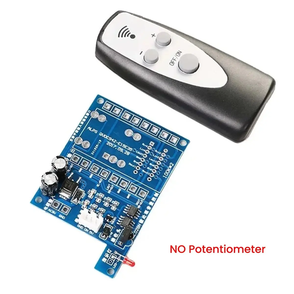 【brilliant-】dlhifi-motor-alps-remote-control-volume-motorized-potentiometer-50k-for-preamp-audio-diy-power-amplifier-headphone-a