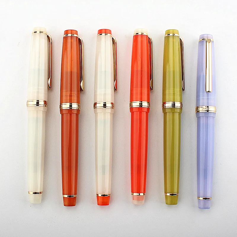 

Jinhao 82 Fountain Pen Transparency Plastic Spin Pen Popular EF F M NIB Business Office School Supplies Writing