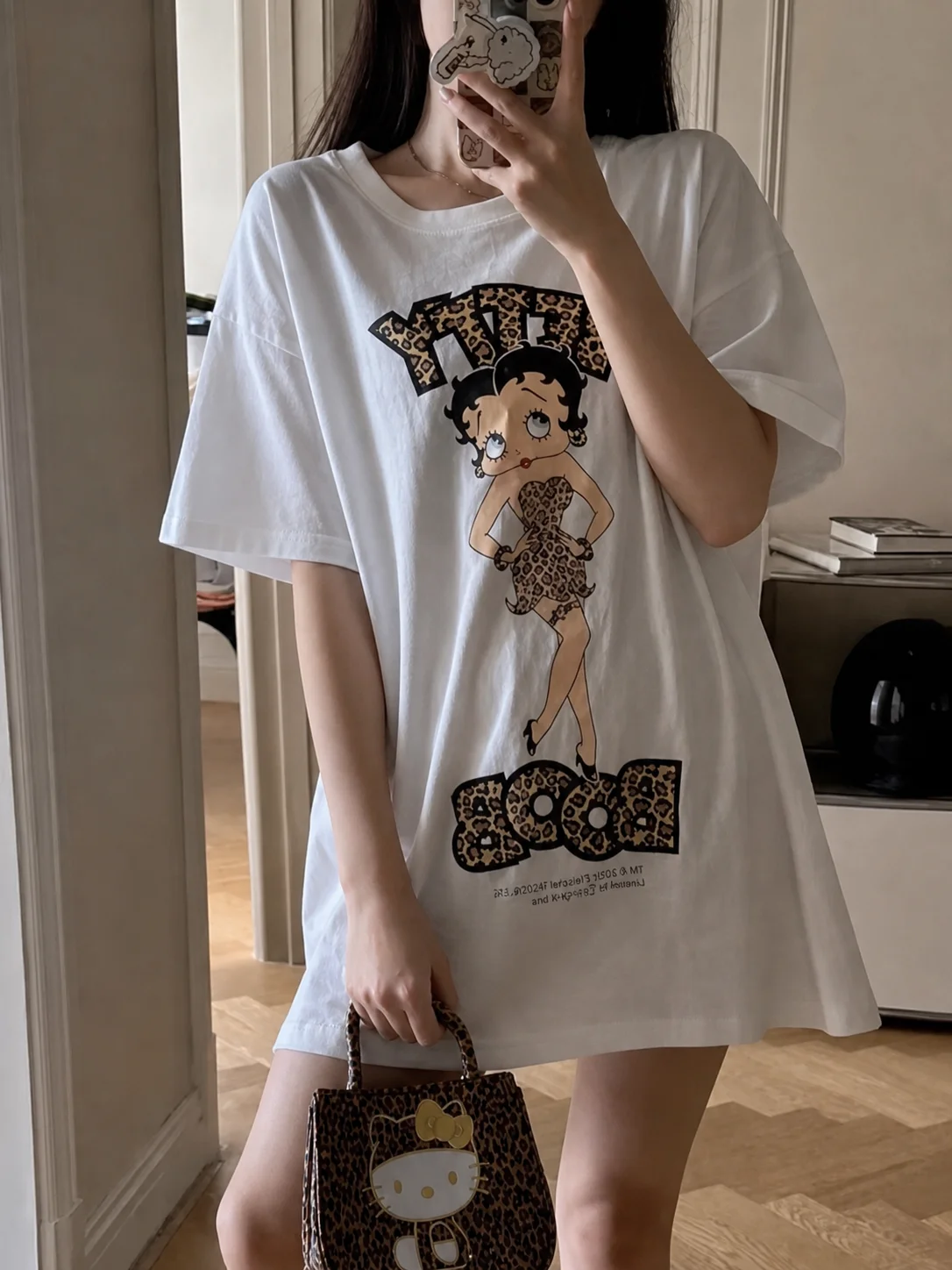 Women's American Retro Cotton Short Sleeve T-Shirt Loose Fit Summer Casual Top in White Grey for Teens Men's Clothing