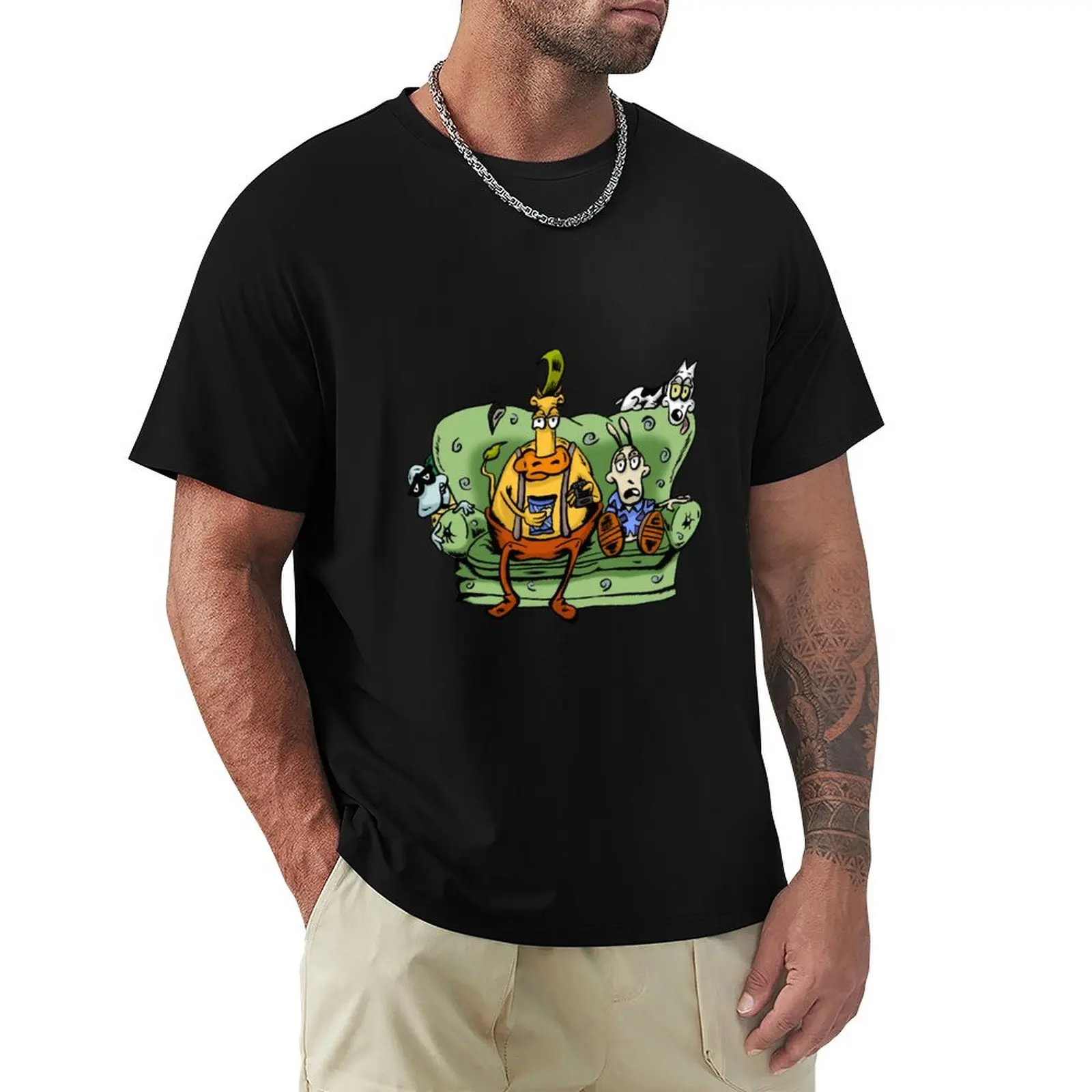

Rocko's Modern Life T-Shirt korean fashion summer clothes Luxury man custom t shirt mens graphic t-shirts anime