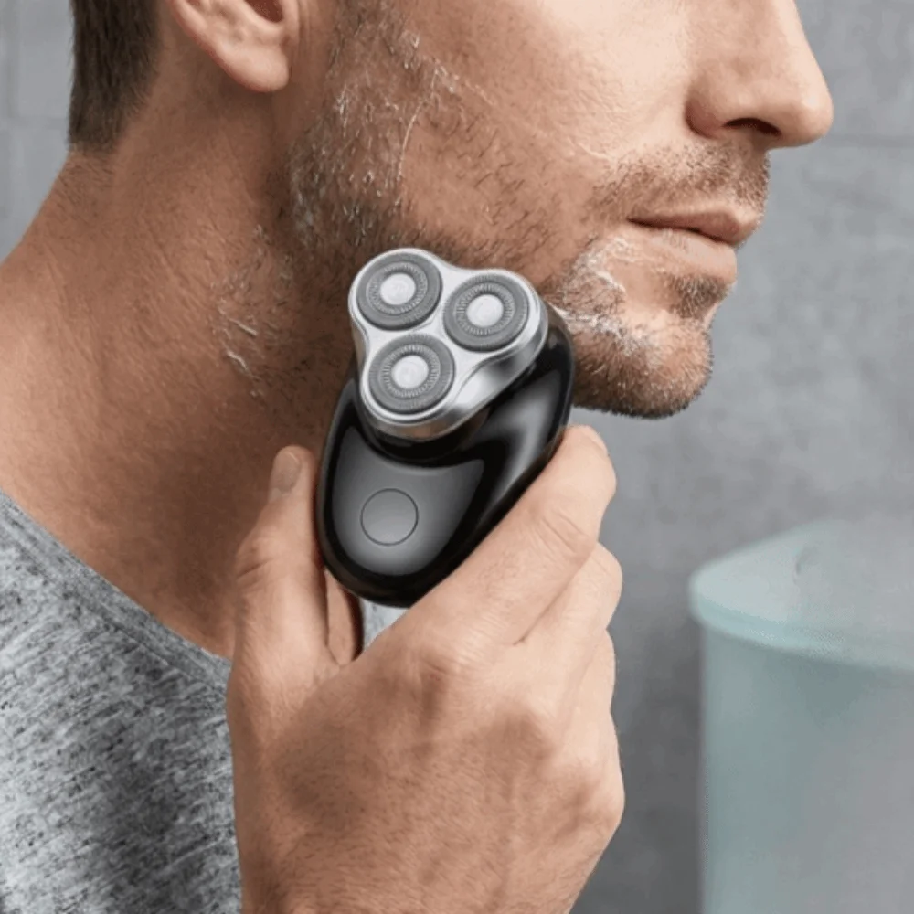 Cordless Mini Electric Shaver Lightweight Dual-Purpose Design Electric Beard Shaver Removable Compact Pocket Size