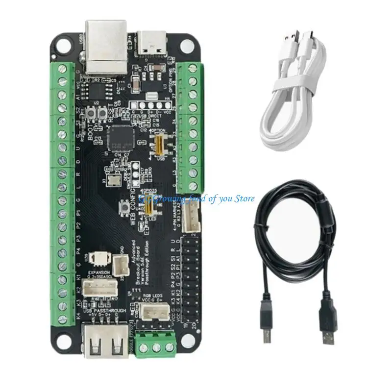 H9EB RP2040 Board met Kabel voor Console V5.6E USB Passthrough Fighting Board DIY Fight Hitbox Controller