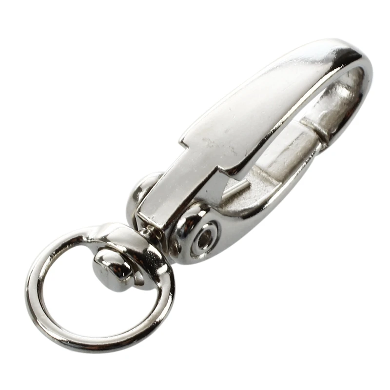 30 Pcs D Swivel Trigger Clips Hooks Metal Key Ring Lobster Clasps