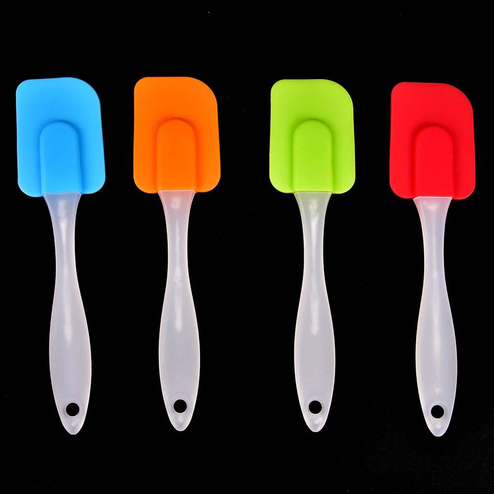 1pcs  Non-stick Butter Cream Spatula Pastry ScraperFor  Food Grade Silicone Cakes Bakeware Cooking Baking Tools Spatula