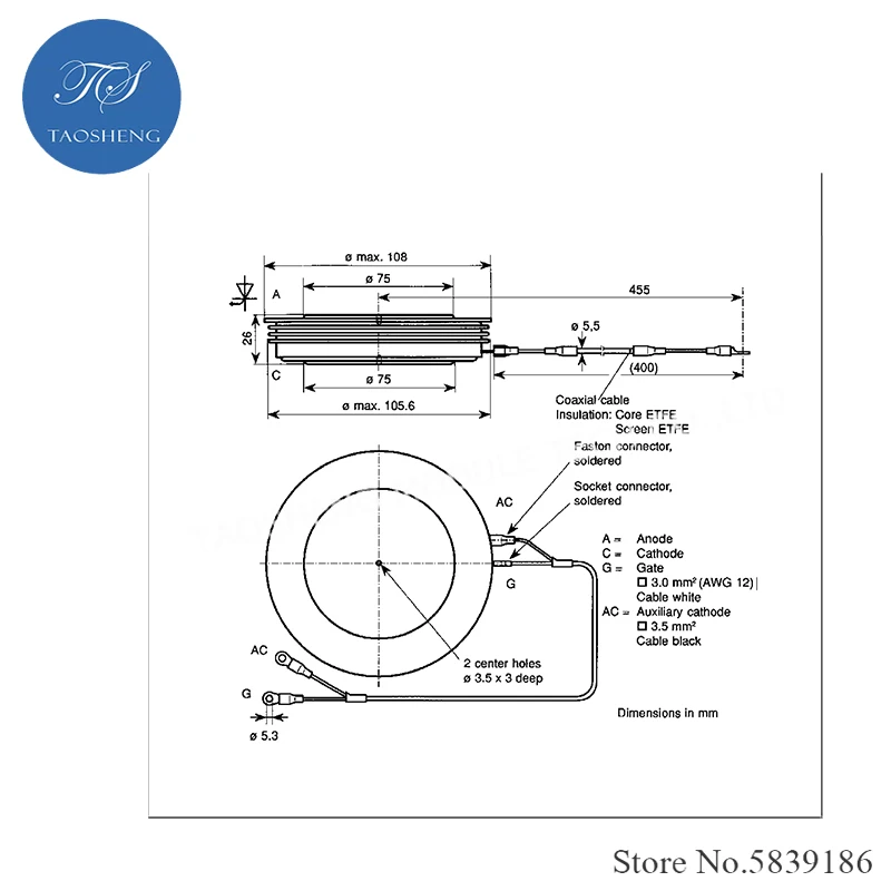 NEUE 5SGF30J4502 GTO Thyristor 5SGA30J4502