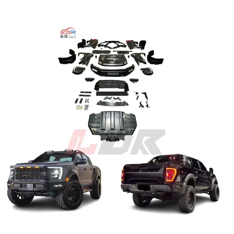

High Quality for F-ord Ranger 11-19 Upgrade to F150 raptor 2025 Newest Style Bodykit Car Auto Parts Hood Fender Headlight Bumper