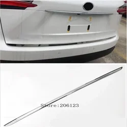 Rear Trunk Chrome Tail Gate Door Cover Trim Molding Bezel Styling Sticker Garnish Fit For LEXUS NX 200t 300h 2015 2016 2017