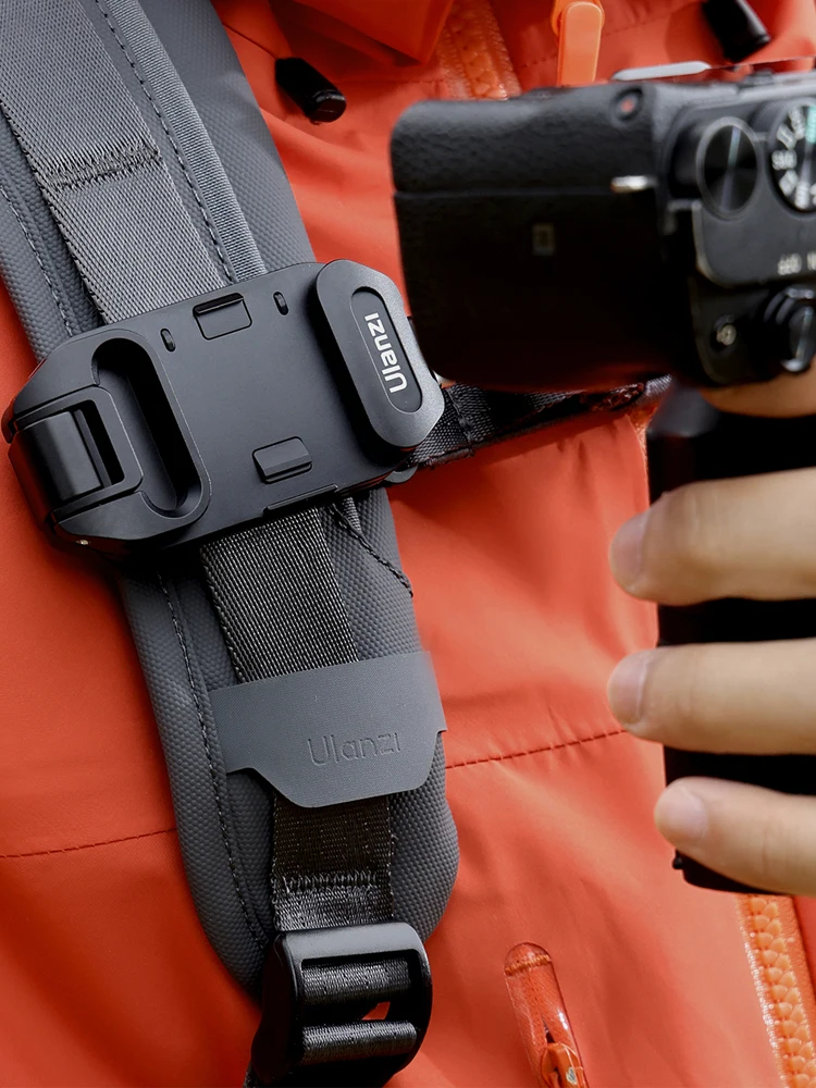 Ulanzi UKA07 Rucksack Kamera Clip Halterung Strap Clamp Kit Universal Quick Release Platte Für Arca Swiss F38 DSLR Sony Nikon Kamera