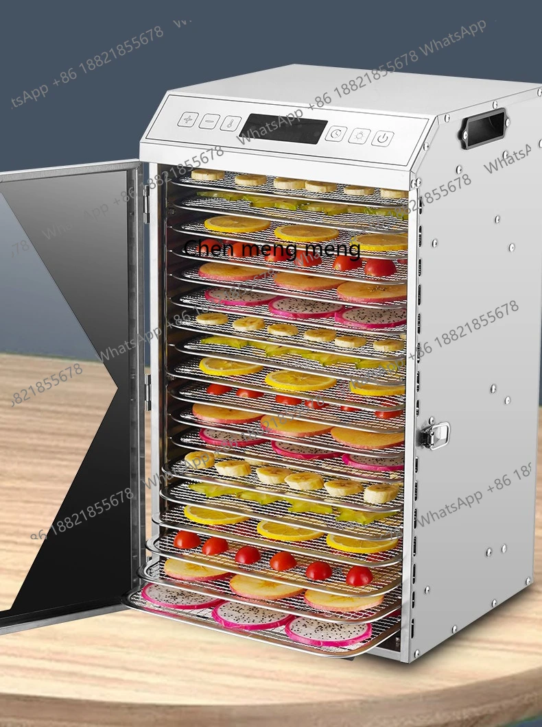 

Небольшая коммерческая бытовая многофункциональная сушилка для пищевых продуктов из нержавеющей стали, машина для фруктов, овощей, мяса, сухофруктов