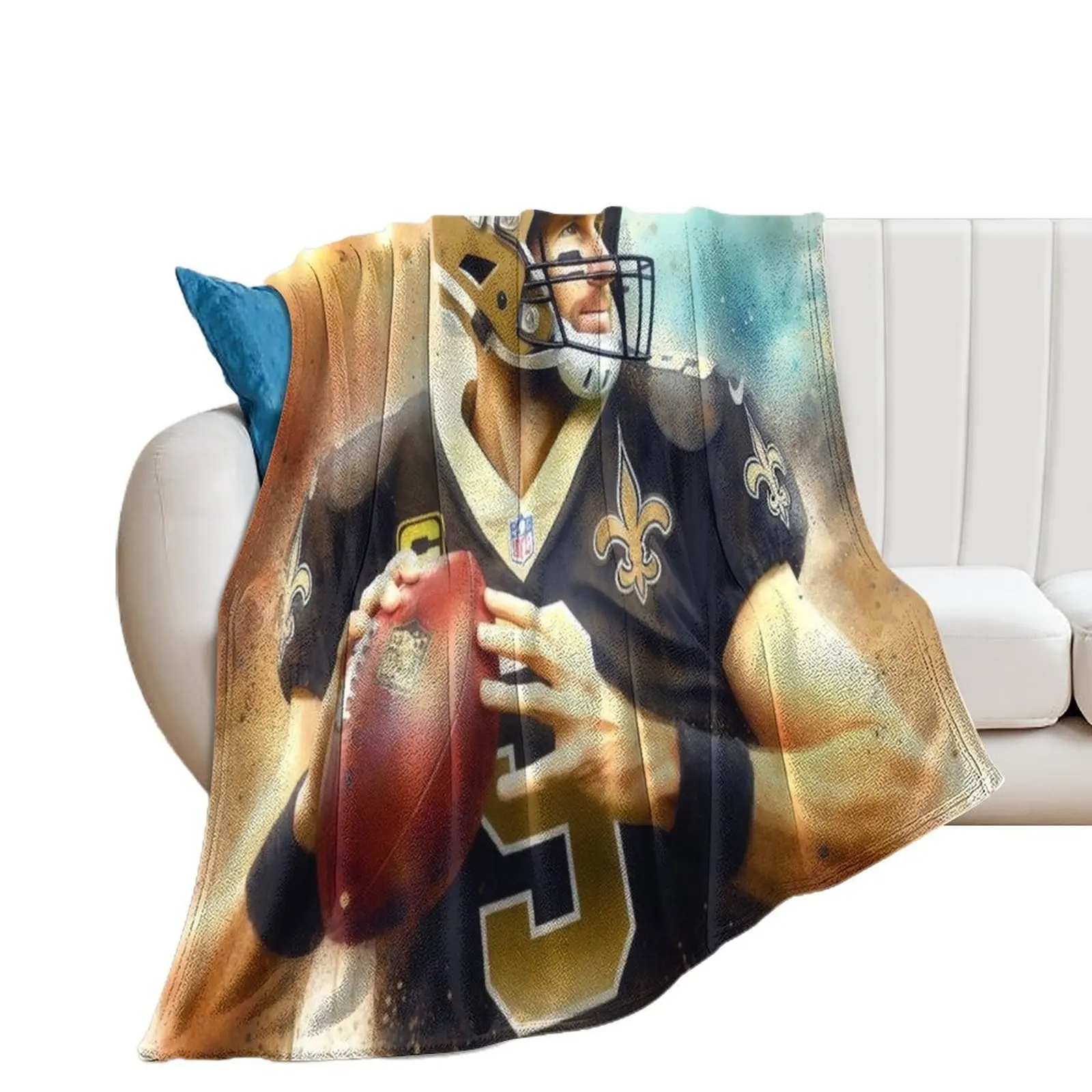 Brees Throw Blanket Soft Big Bed Blankets