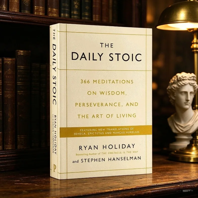 The Daily Stoic English Version for Philosophy Lovers Paperback Book,366 Daily Meditations Wisdom Self Help Book Free Shipping