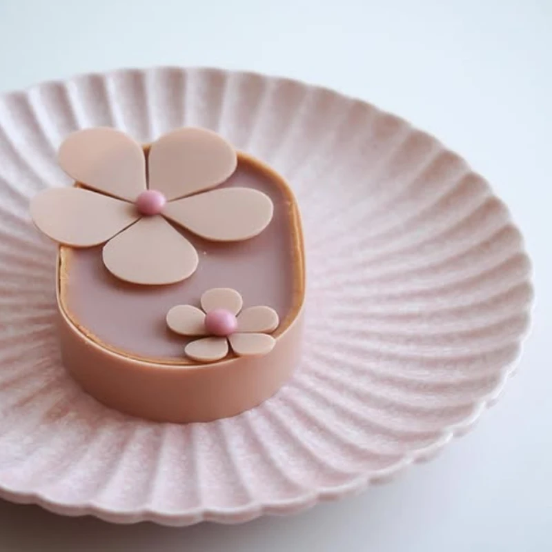 DIY Combination Petal Design Sugar Craft Silicone Pads Lace Mat Silicone Fondant Molds Chocolate Chip Dessert Decorating Tools