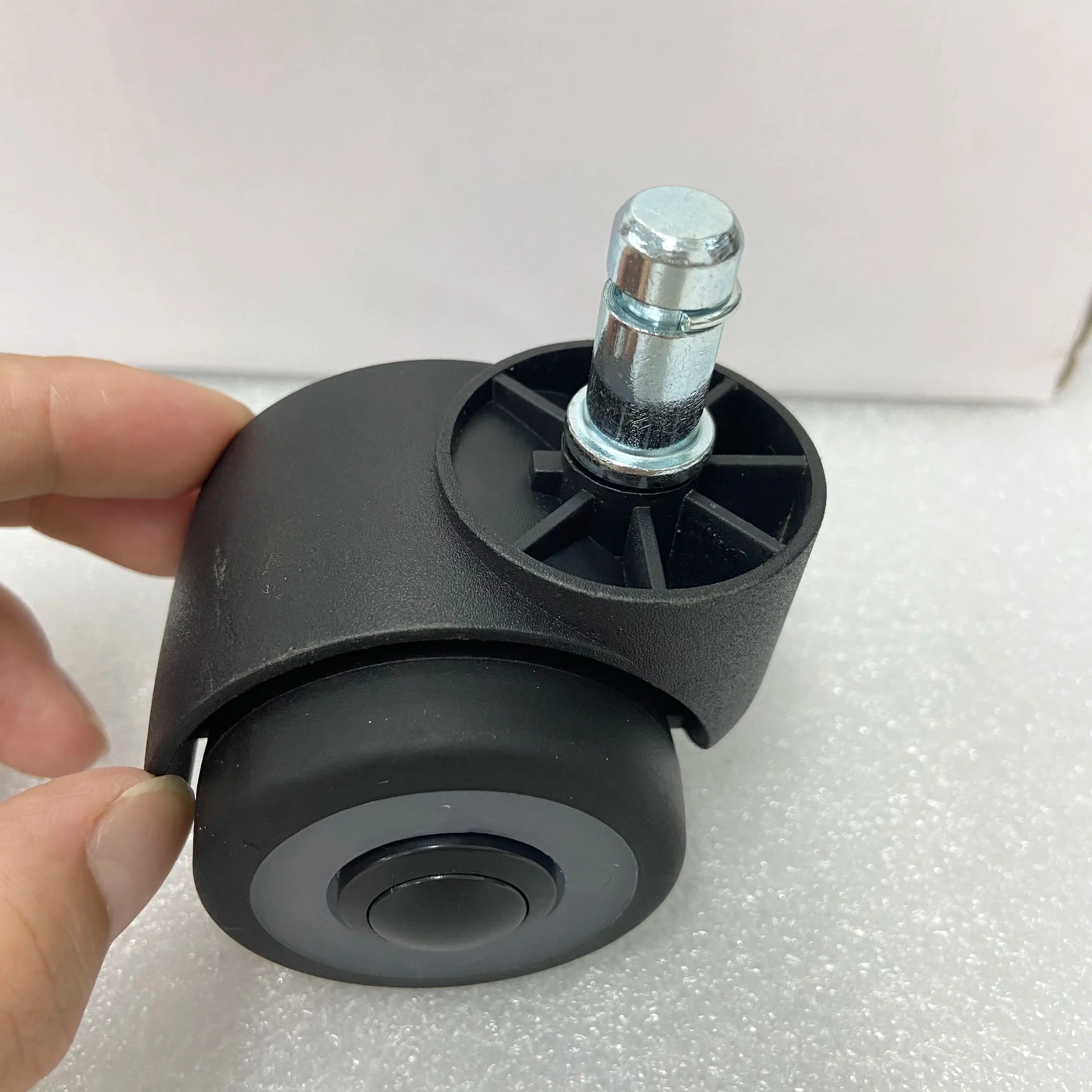 5-Pack 2-Inch Universal TPR Silent Caster Wheels Heavy-Duty 10mm/11mm Office Chair Replacement