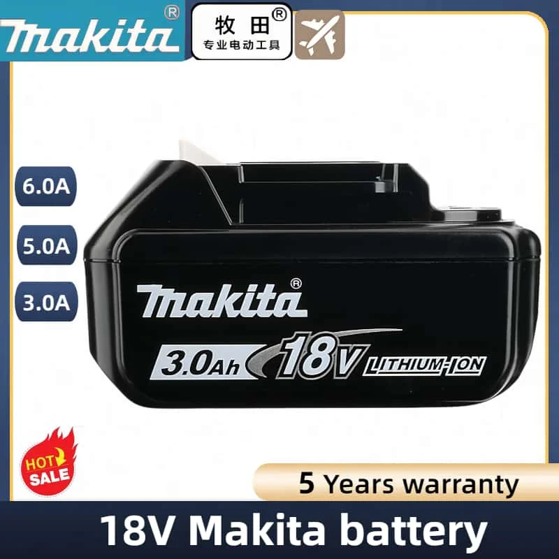 

100% New original 18v 6.0A Makita battery BL1850b BL1850 bl1860 bl 1860 bl1830 bl1815 bl1840 LXT400 6.0Ah for makita tools drill