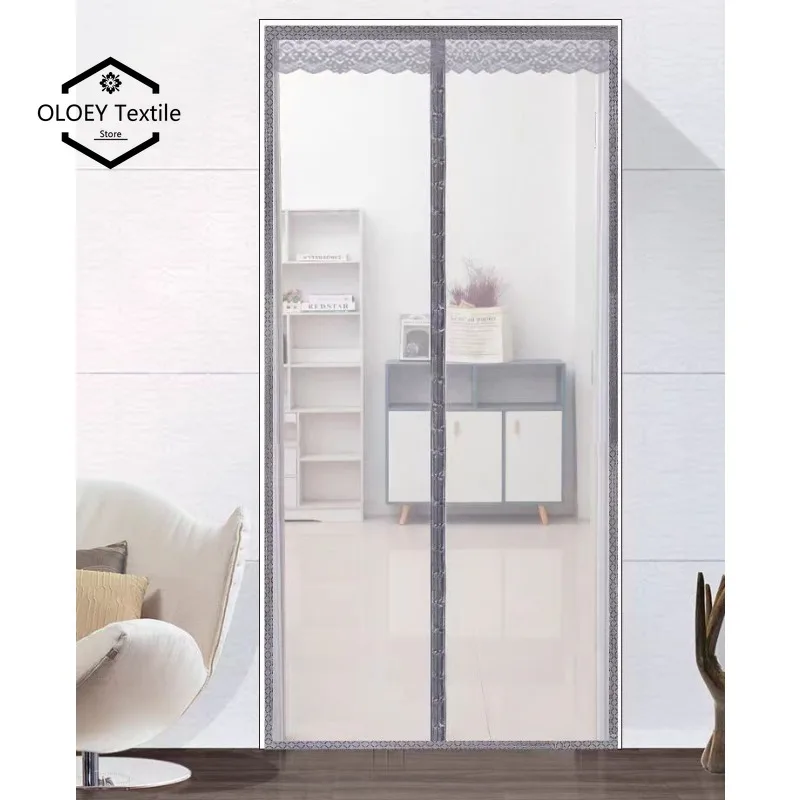 

Household magnetic block mosquito proof door curtain, automatic closing mosquito net, customized Velcro sleeping curtain