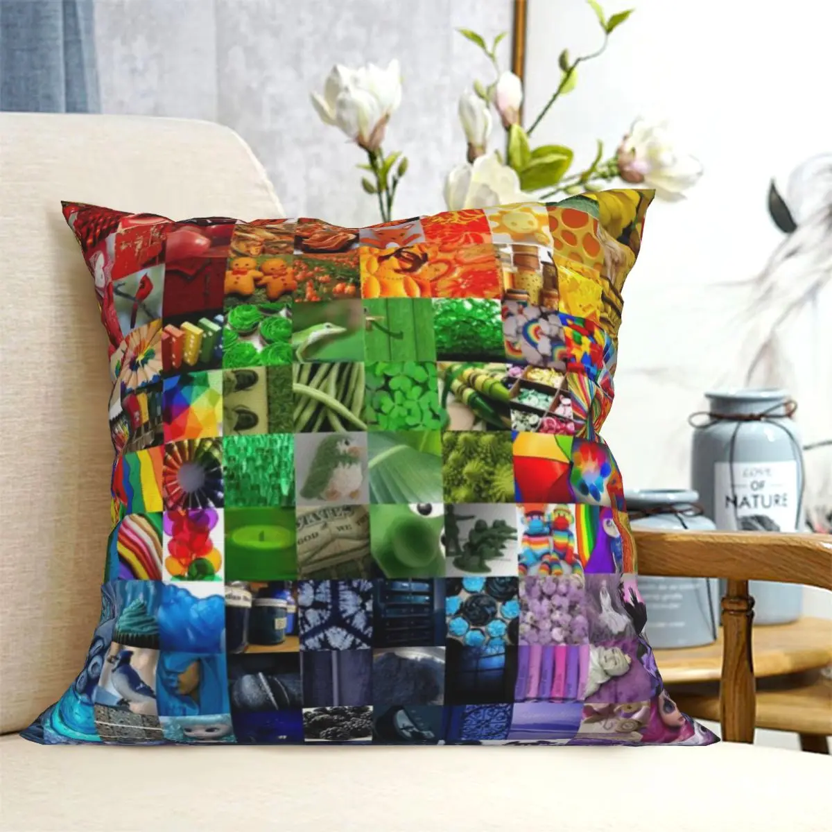 Mirko Color Version Cushion Cover Double-Sided Printed Sofa Pillowcase Bedroom Pillowcase With Cushion Cushion