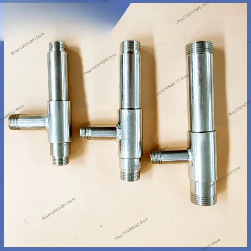 Stainless Steel Water Injector DN20/25, Venturi Tube for Air-Water Mixed Jet, Outdoor Irrigation Use