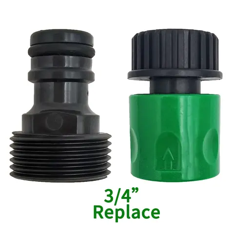 1/2'' 5/8" 3/4'' 1'' पीतल नली त्वरित कनेक्टर पानी रोकने वाला फिटिंग तांबे का धागा नल युग्मन गार्डन वाटरिंग गन एडाप्टर 10 best sales होस कनेक्टर - №7