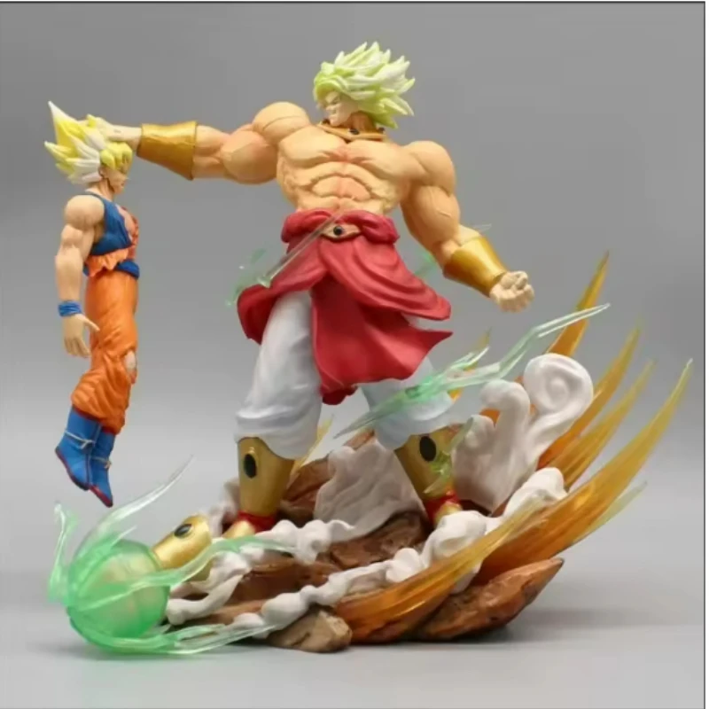 

Broli Vs Goku Anime Figure Dragon Ball Broli 20cm Figurine Pvc Statue Model Doll Desk Decoration Collectible Toys Christmas Gift