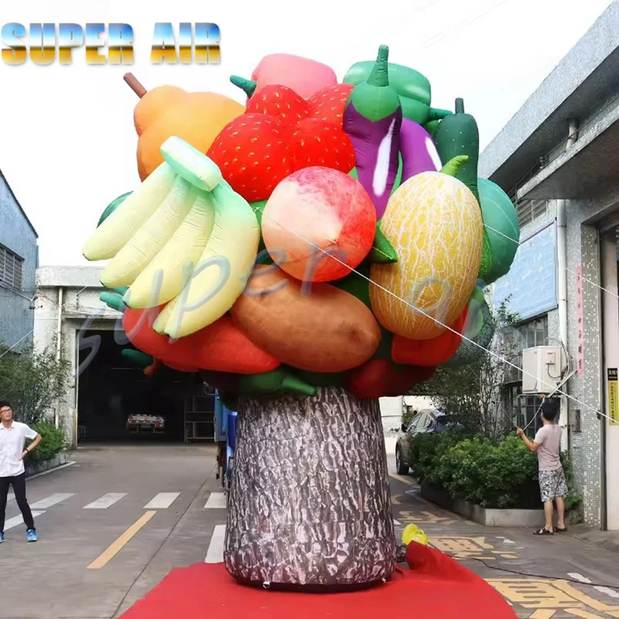 La più recente produzione personalizzata gigante gonfiabile decorazione esterna gonfiabile enorme albero da frutto