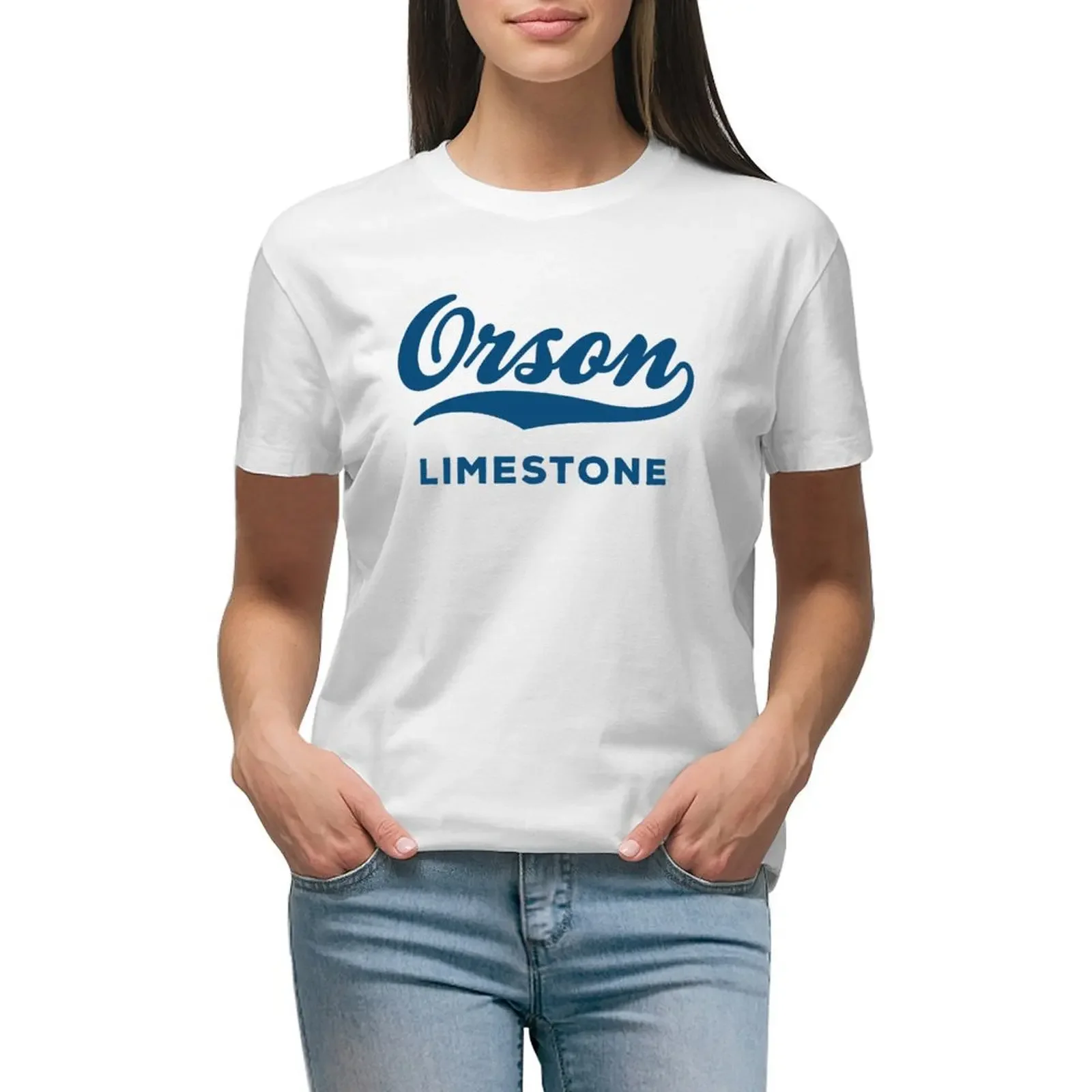 

Orson Limestone T-shirt vintage clothes Aesthetic clothing tshirts for Women