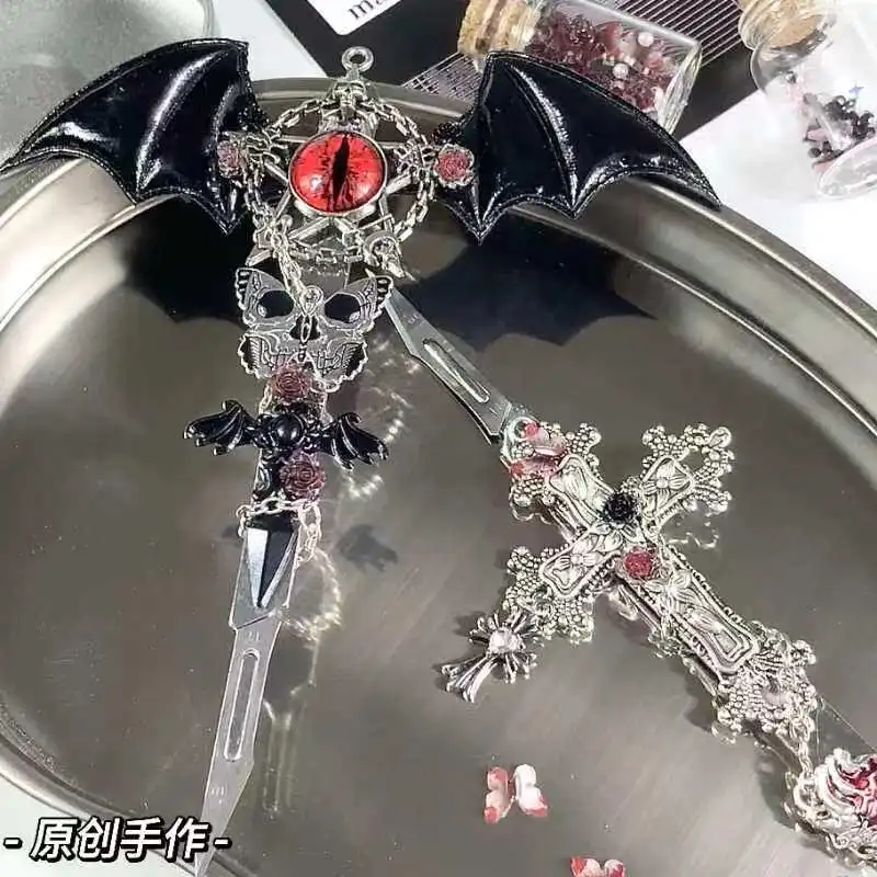 blood-red-gothic-style-2pcs-craft-knife-set-dark-fantasy-handmade-utility-knife-for-opening-boxes-photography