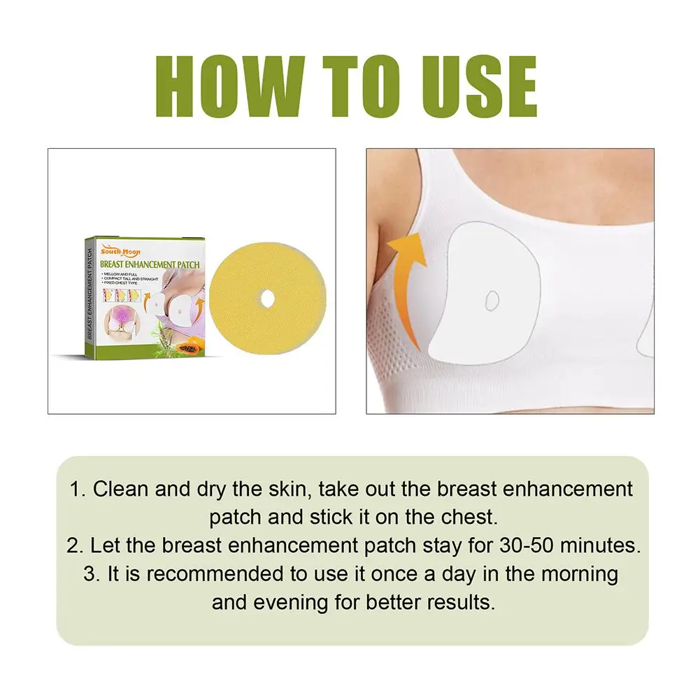 Breast Enlargement Patches Chest Enhancer Promote Female Hormone Lift Firming Breast Growth Plumping Massage Patch Bust Up Care