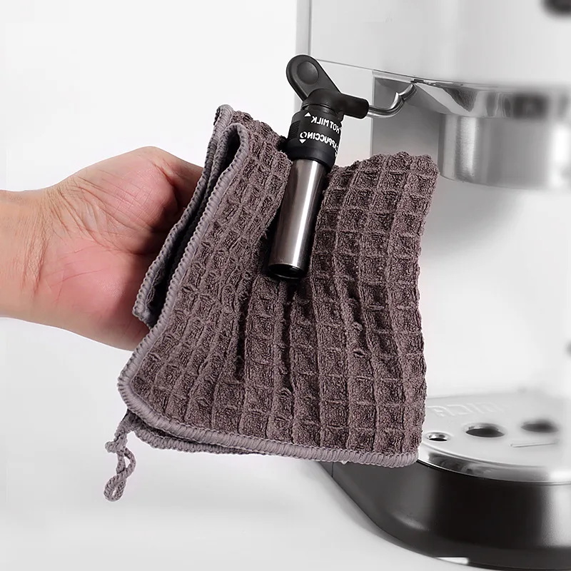 Kaffeebar Quadratische Reinigungstücher Barista-Tuch Espresso-Kaffee Reinigungszubehör Weich Saugfähig Küchenzubehör