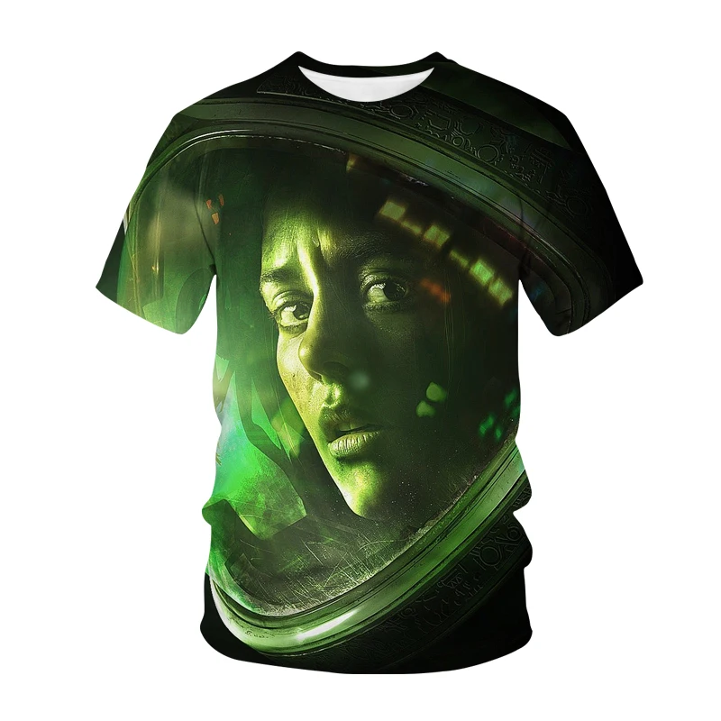 Alien New 2023 Summer T-shirt 3D Print Streetwear Men Women Fashion O-Neck Short Sleeve T Shirt Predator Hip Hop Cool Tees Tops