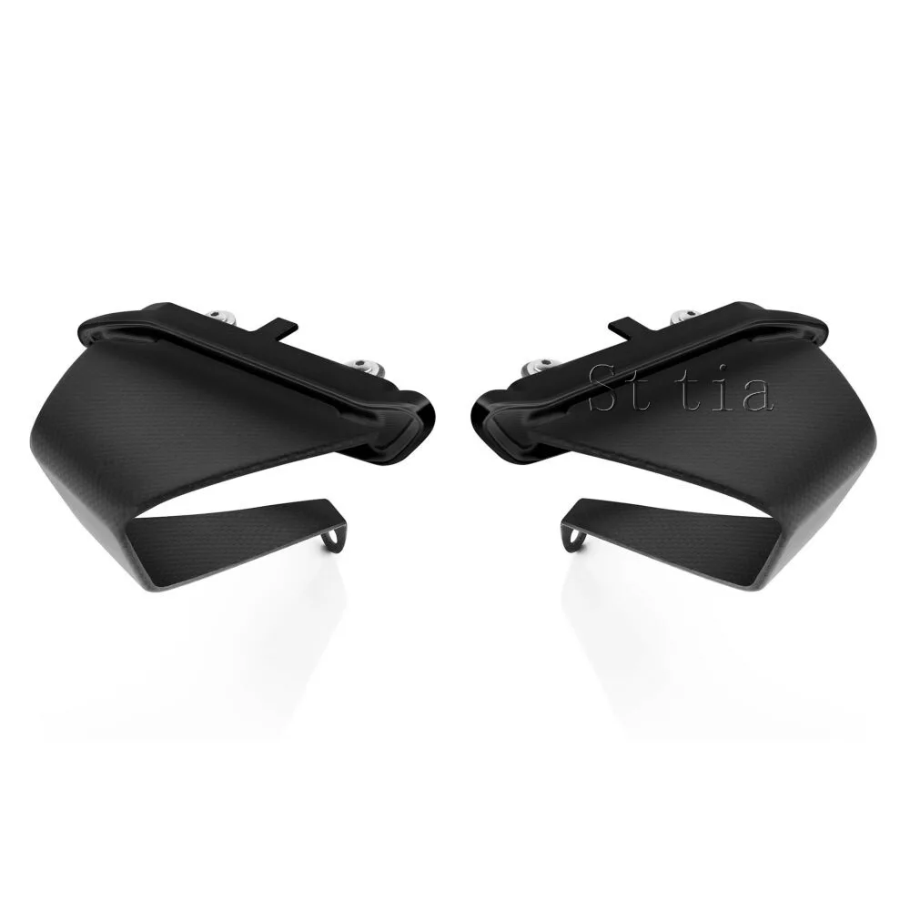 두카티 몬스터 937 플러스 SP 몬스터 950 2021 2022-2025용 오토바이 카본 파이버 윙렛 에어로다이나믹 스포일러 사이드 윙 키트