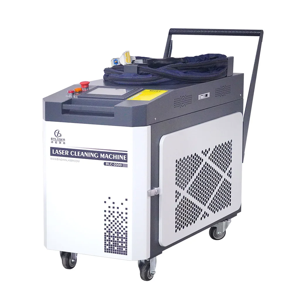 

BingYan Portable Laser Cleaning Machine 110V 220V 380V 1Kw 2Kw 3Kw 6Kw Rust Removal With Continuous Laser Cleaner