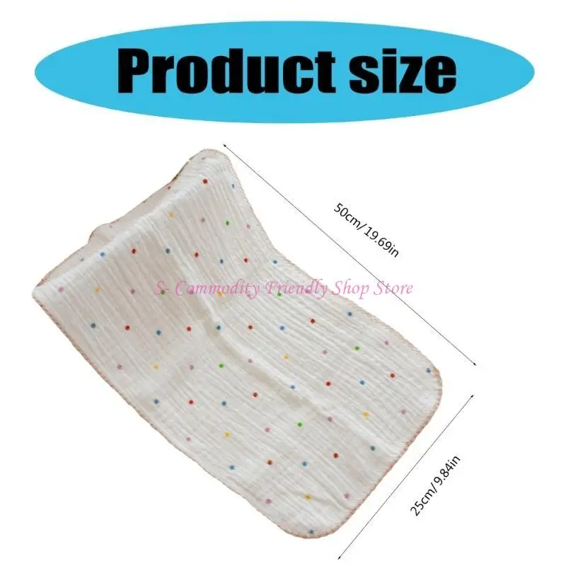 85AE 小さなハンカチ フェイスタオル 4 層優しく吸収性よだれよだれかけ 口拭き布 赤ちゃんの沐浴や授乳に