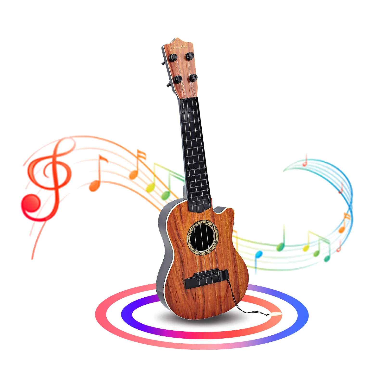 17inch Mini Guitar Toy, 4 Strings Guitar for Kids Guitar Musical Toys for Toddler Kids/Boys/Girls/Beginner.