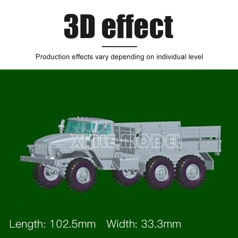 Trumpeter Kit modello carro armato assemblato in plastica 82930 Ural russo 4320 camion 1/72