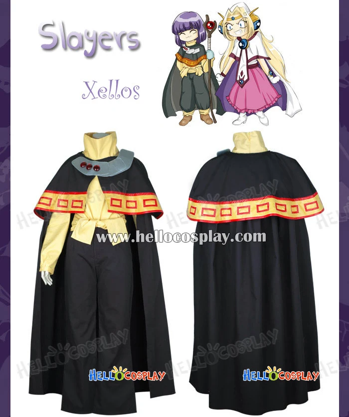 

Slayers Cosplay Xellos Costume H008