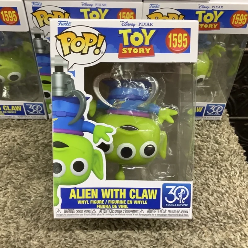 

Genuine Funko Pop Toy Story Series Alien With Claw #1595 Action Figure Model Collect Limited Edition Statue Doll Toys Gifts