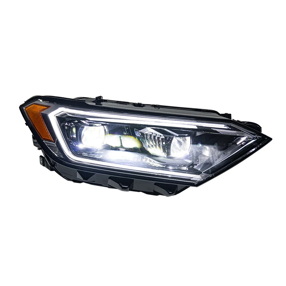

Car Front Lamp for VW MK7 Jetta Sagitar Vento 2019-2024 LED Auto Headlights Assembly Upgrade Projector Bifocal Lens Accessories